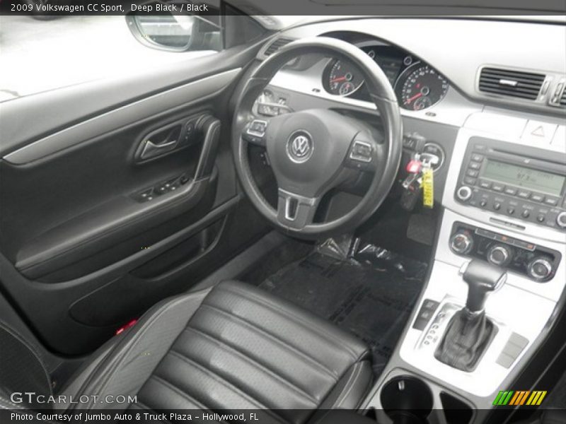 Deep Black / Black 2009 Volkswagen CC Sport