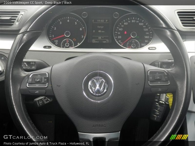 Deep Black / Black 2009 Volkswagen CC Sport