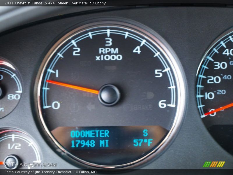 Sheer Silver Metallic / Ebony 2011 Chevrolet Tahoe LS 4x4