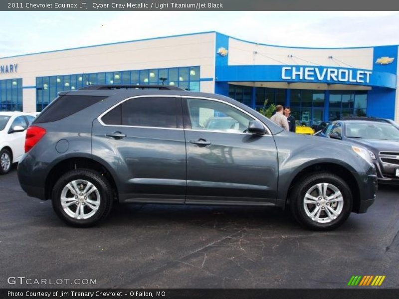 Cyber Gray Metallic / Light Titanium/Jet Black 2011 Chevrolet Equinox LT