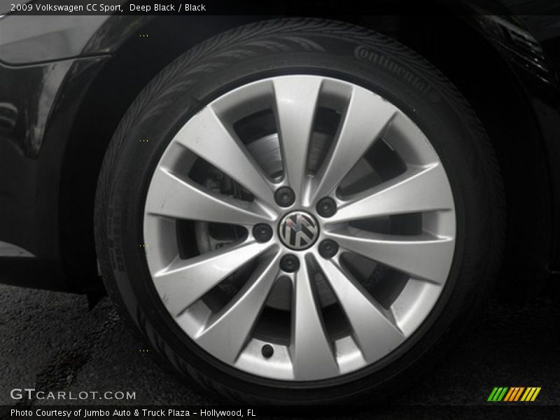 Deep Black / Black 2009 Volkswagen CC Sport