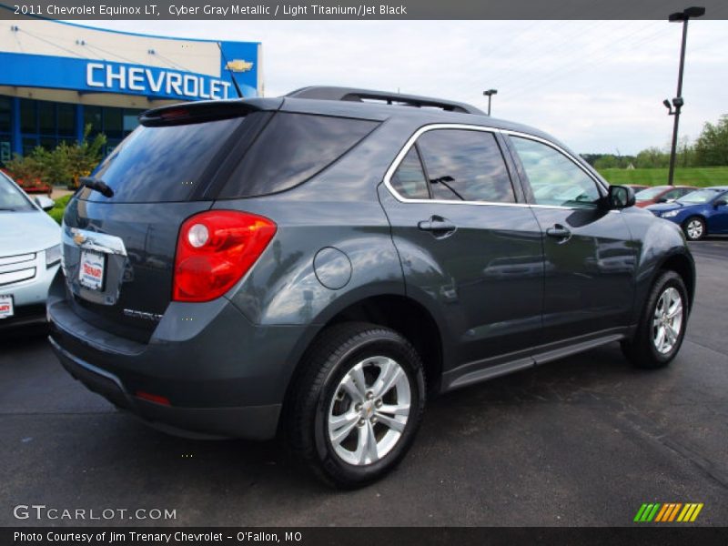 Cyber Gray Metallic / Light Titanium/Jet Black 2011 Chevrolet Equinox LT