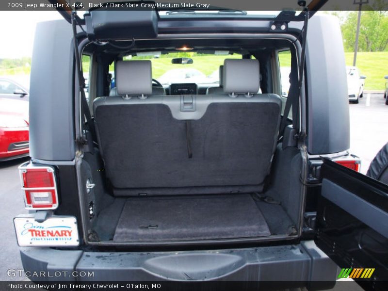 Black / Dark Slate Gray/Medium Slate Gray 2009 Jeep Wrangler X 4x4