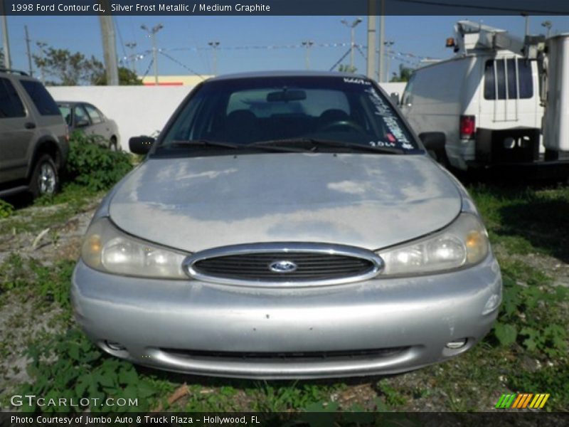 Silver Frost Metallic / Medium Graphite 1998 Ford Contour GL