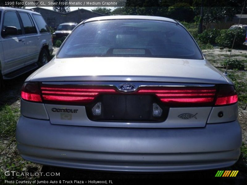 Silver Frost Metallic / Medium Graphite 1998 Ford Contour GL