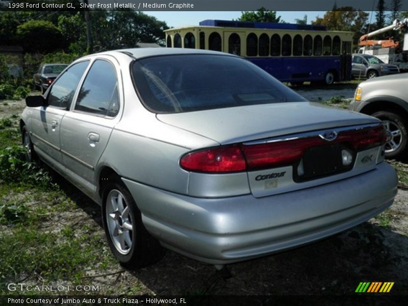 Silver Frost Metallic / Medium Graphite 1998 Ford Contour GL
