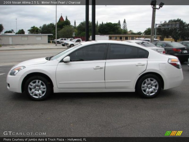 Winter Frost Pearl / Charcoal 2009 Nissan Altima 2.5 S