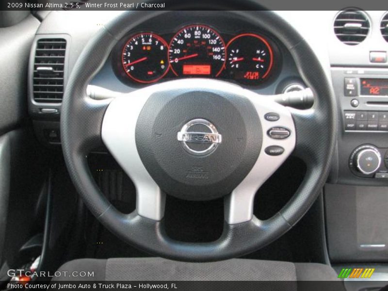 Winter Frost Pearl / Charcoal 2009 Nissan Altima 2.5 S