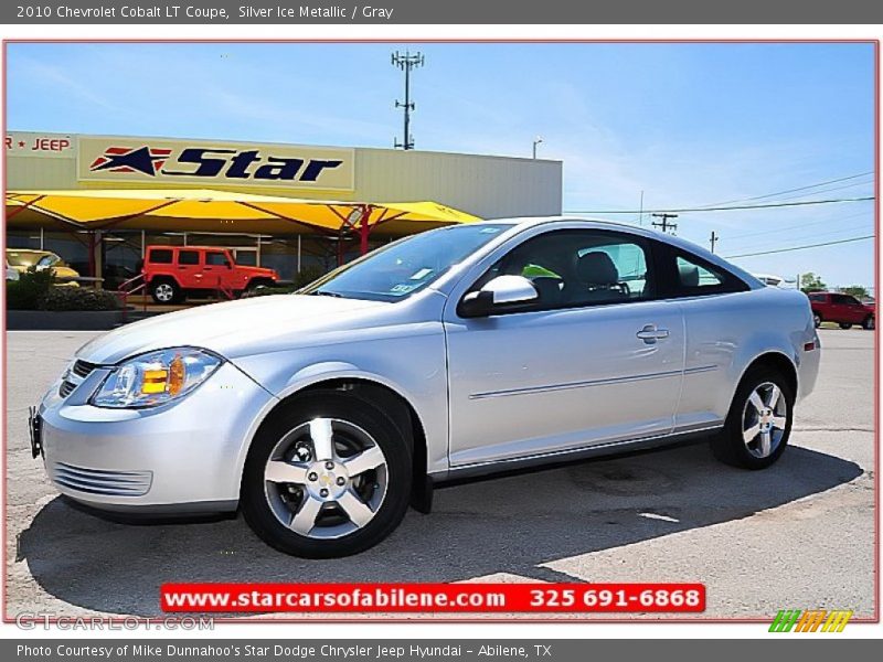 Silver Ice Metallic / Gray 2010 Chevrolet Cobalt LT Coupe
