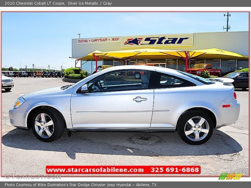 Silver Ice Metallic / Gray 2010 Chevrolet Cobalt LT Coupe