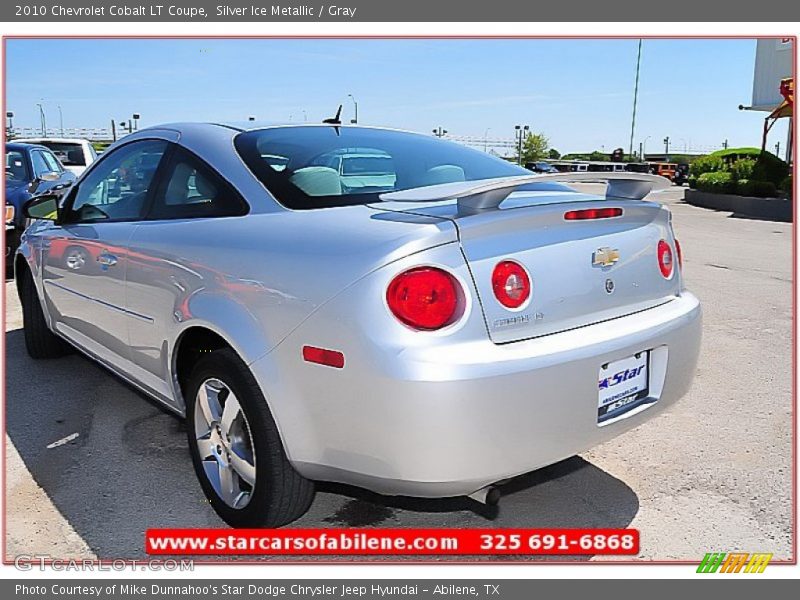 Silver Ice Metallic / Gray 2010 Chevrolet Cobalt LT Coupe