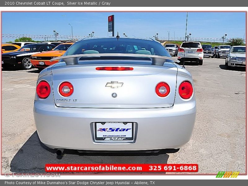 Silver Ice Metallic / Gray 2010 Chevrolet Cobalt LT Coupe