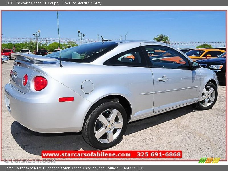 Silver Ice Metallic / Gray 2010 Chevrolet Cobalt LT Coupe