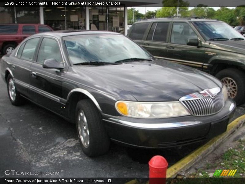 Midnight Grey Metallic / Deep Charcoal 1999 Lincoln Continental