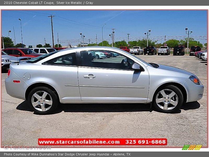 Silver Ice Metallic / Gray 2010 Chevrolet Cobalt LT Coupe