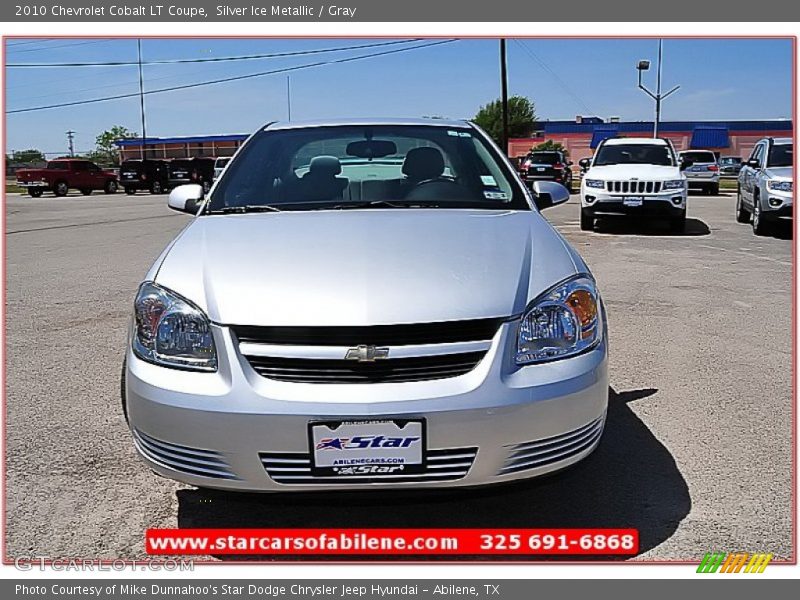 Silver Ice Metallic / Gray 2010 Chevrolet Cobalt LT Coupe