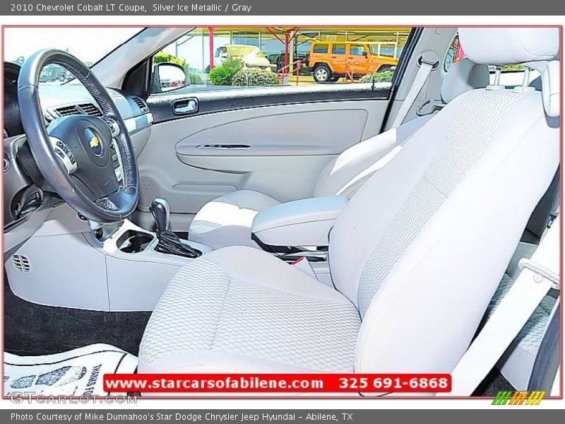 Silver Ice Metallic / Gray 2010 Chevrolet Cobalt LT Coupe
