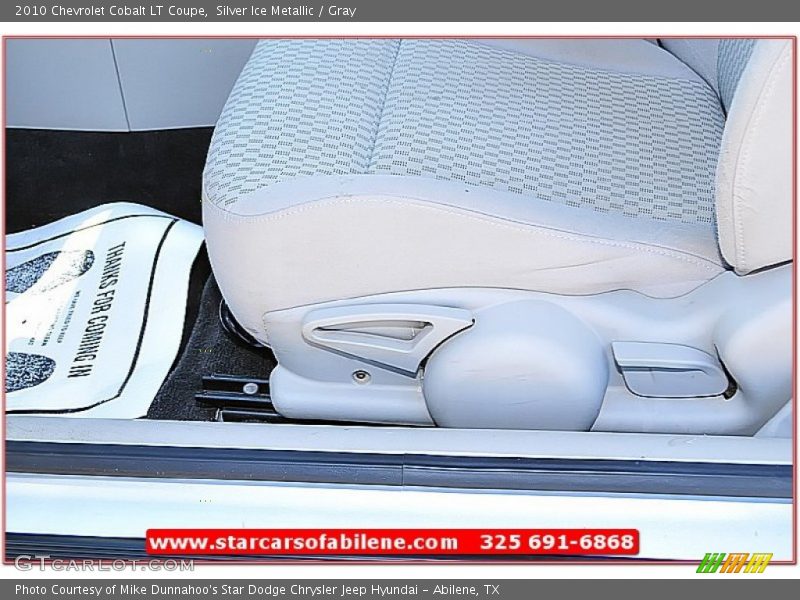 Silver Ice Metallic / Gray 2010 Chevrolet Cobalt LT Coupe