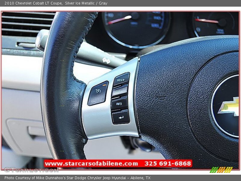 Silver Ice Metallic / Gray 2010 Chevrolet Cobalt LT Coupe