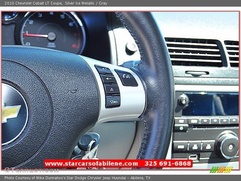 Silver Ice Metallic / Gray 2010 Chevrolet Cobalt LT Coupe