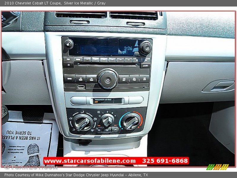 Silver Ice Metallic / Gray 2010 Chevrolet Cobalt LT Coupe