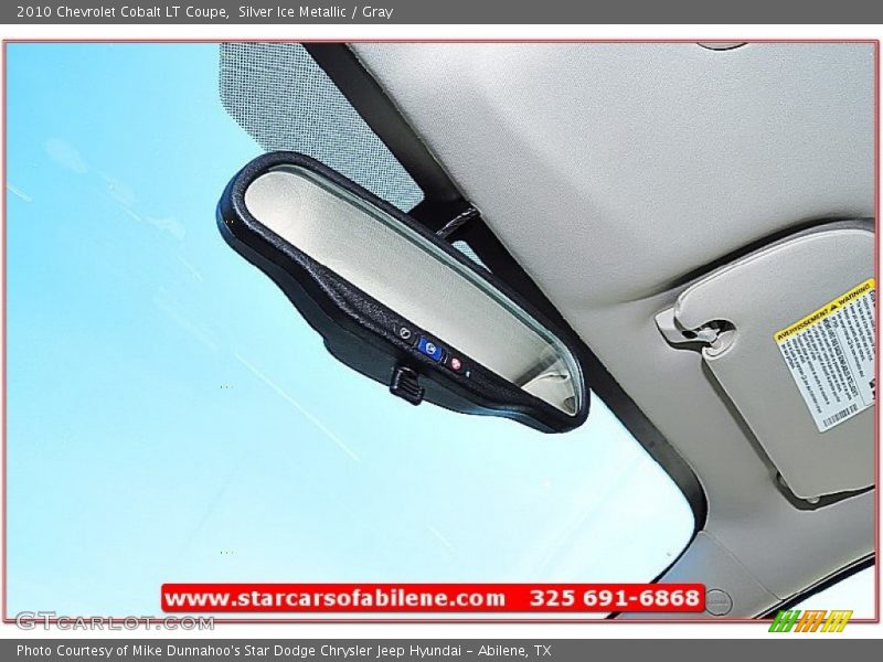 Silver Ice Metallic / Gray 2010 Chevrolet Cobalt LT Coupe