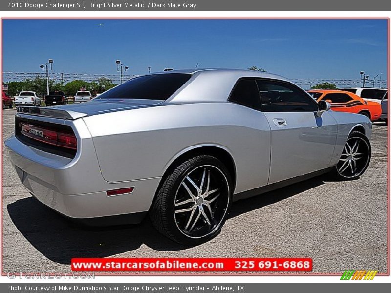 Bright Silver Metallic / Dark Slate Gray 2010 Dodge Challenger SE