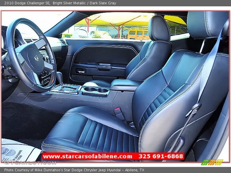 Bright Silver Metallic / Dark Slate Gray 2010 Dodge Challenger SE