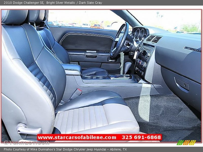 Bright Silver Metallic / Dark Slate Gray 2010 Dodge Challenger SE