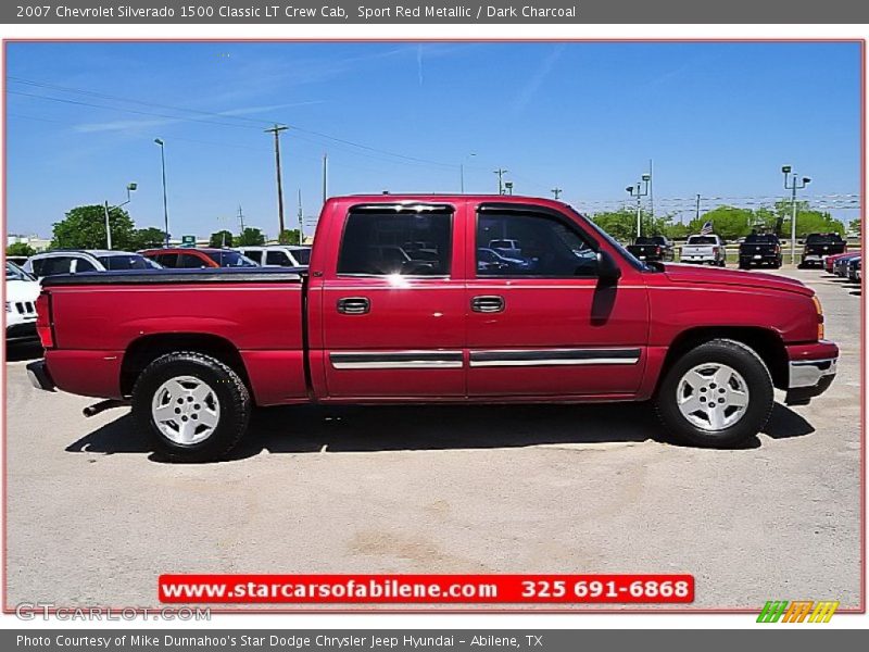 Sport Red Metallic / Dark Charcoal 2007 Chevrolet Silverado 1500 Classic LT Crew Cab