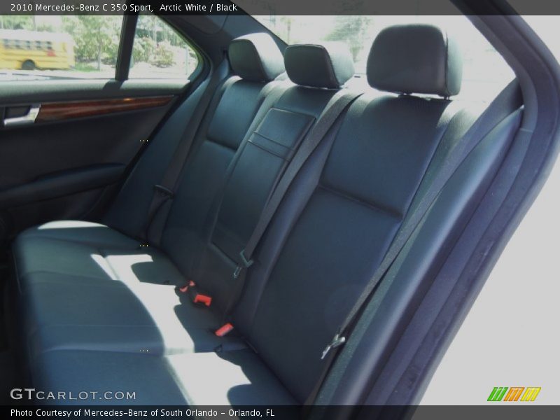 Arctic White / Black 2010 Mercedes-Benz C 350 Sport