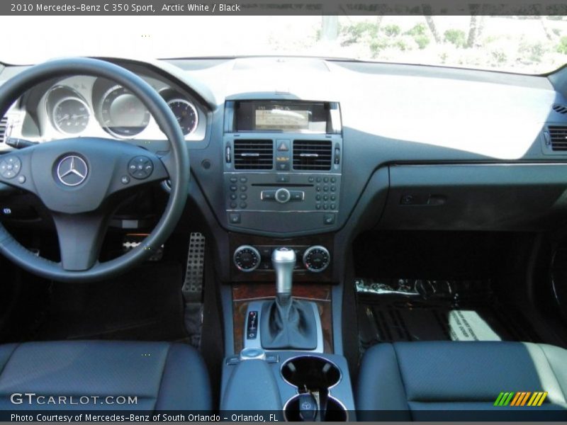 Arctic White / Black 2010 Mercedes-Benz C 350 Sport