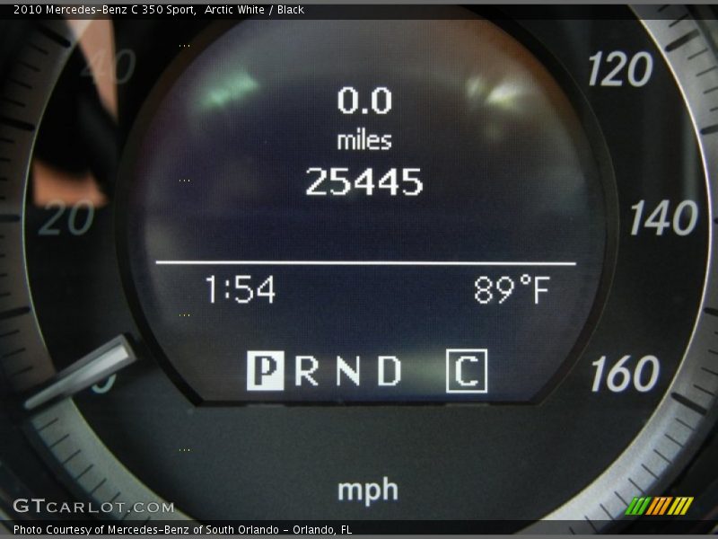 Arctic White / Black 2010 Mercedes-Benz C 350 Sport