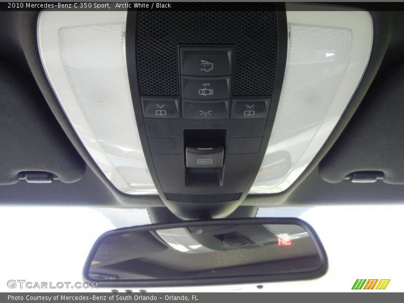 Arctic White / Black 2010 Mercedes-Benz C 350 Sport