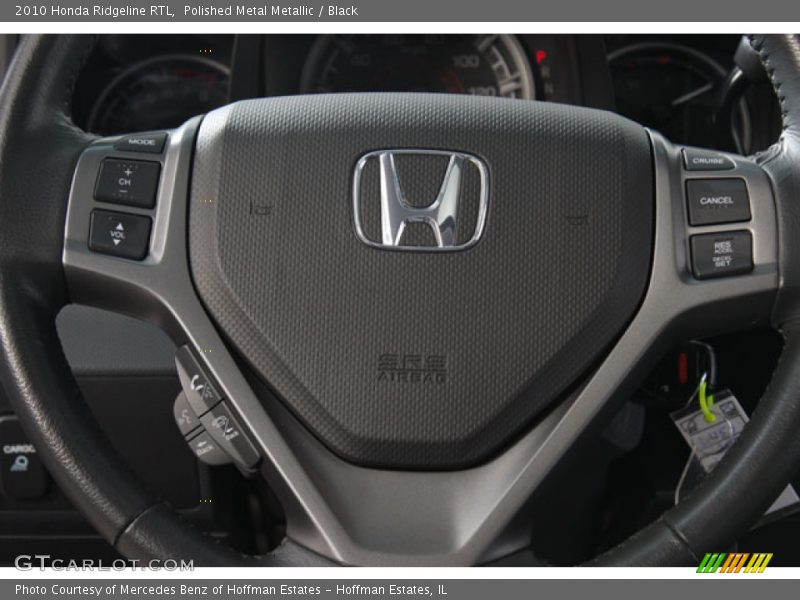 Polished Metal Metallic / Black 2010 Honda Ridgeline RTL