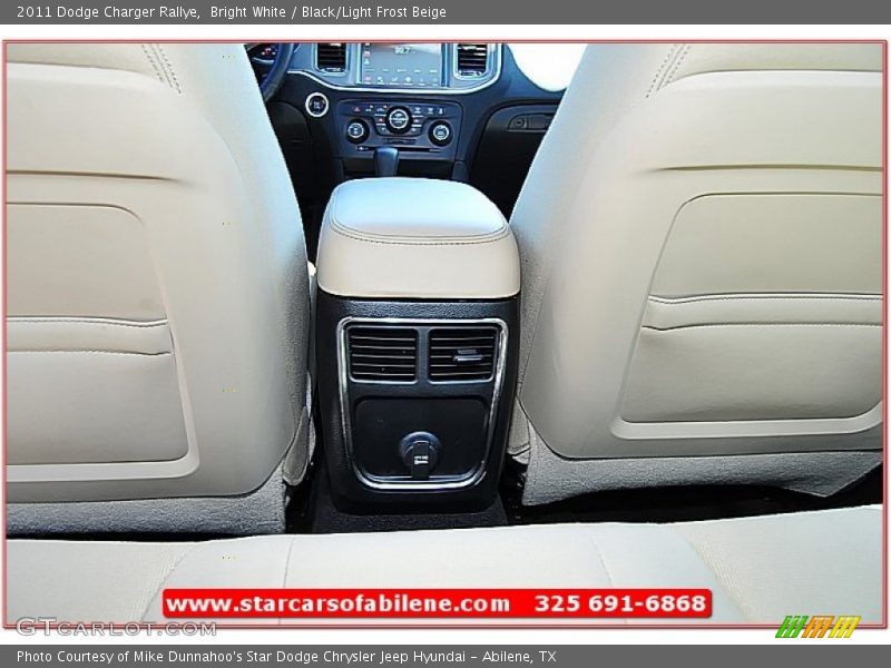 Bright White / Black/Light Frost Beige 2011 Dodge Charger Rallye