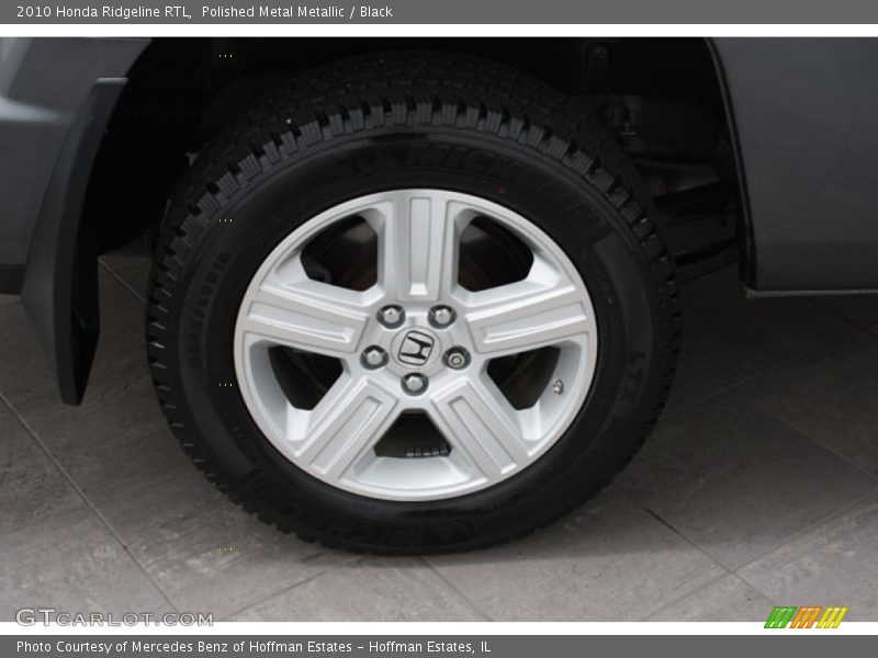 Polished Metal Metallic / Black 2010 Honda Ridgeline RTL