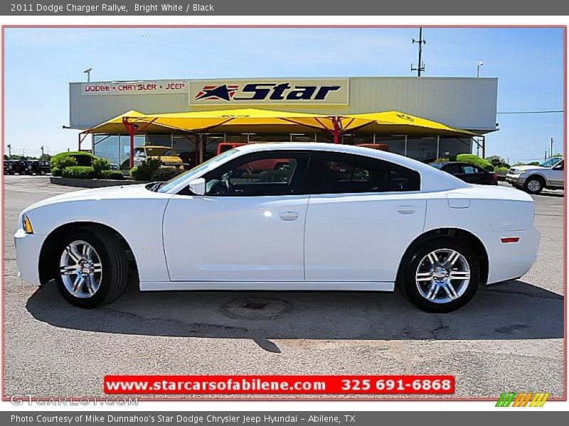 Bright White / Black 2011 Dodge Charger Rallye