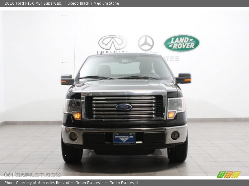 Tuxedo Black / Medium Stone 2010 Ford F150 XLT SuperCab