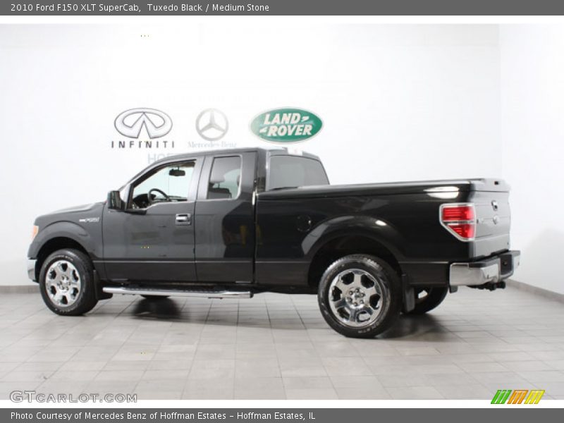 Tuxedo Black / Medium Stone 2010 Ford F150 XLT SuperCab