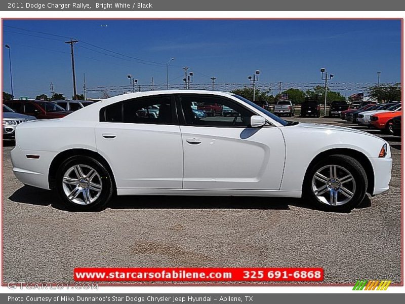 Bright White / Black 2011 Dodge Charger Rallye