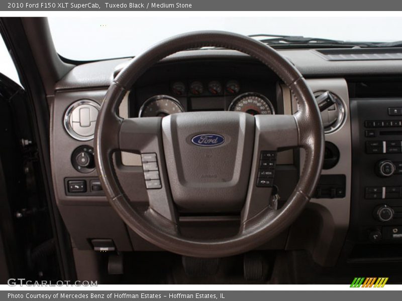 Tuxedo Black / Medium Stone 2010 Ford F150 XLT SuperCab