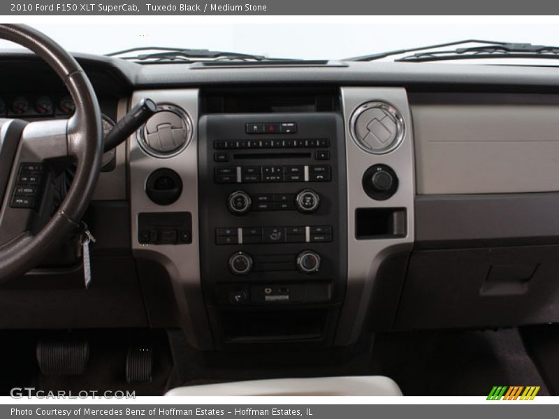 Tuxedo Black / Medium Stone 2010 Ford F150 XLT SuperCab