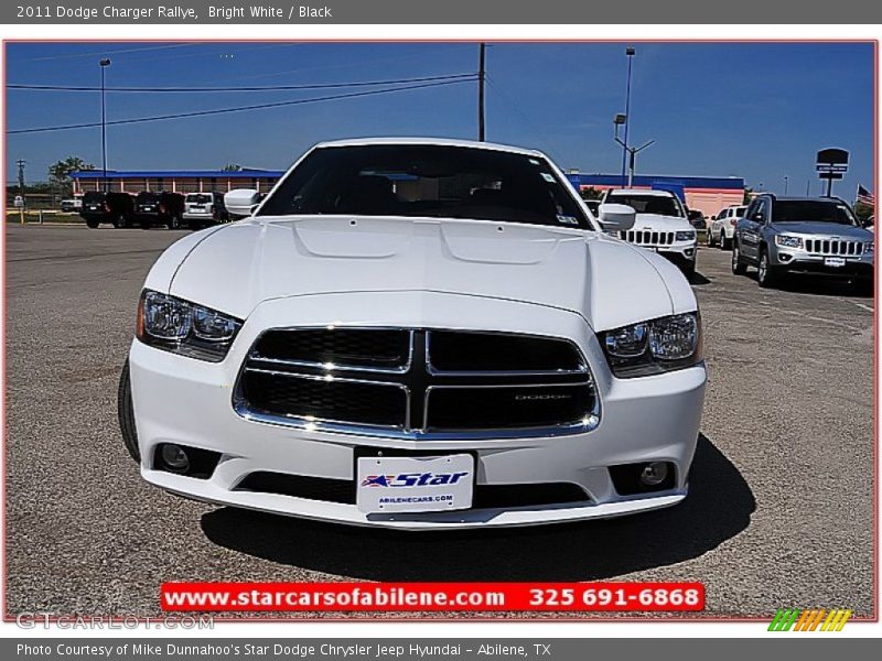 Bright White / Black 2011 Dodge Charger Rallye