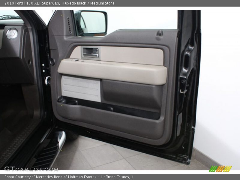 Tuxedo Black / Medium Stone 2010 Ford F150 XLT SuperCab