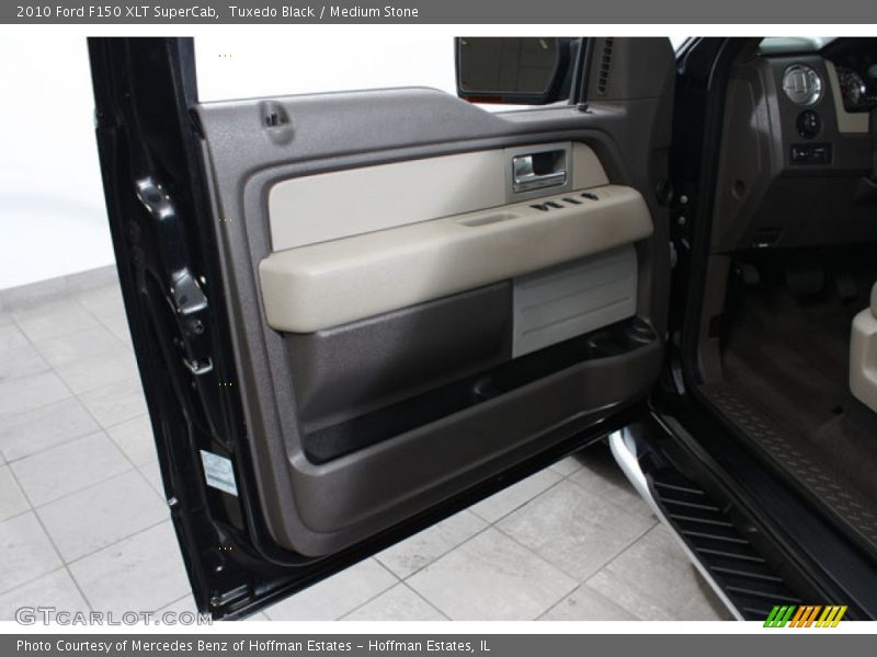 Tuxedo Black / Medium Stone 2010 Ford F150 XLT SuperCab