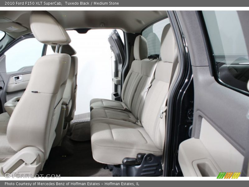 Tuxedo Black / Medium Stone 2010 Ford F150 XLT SuperCab
