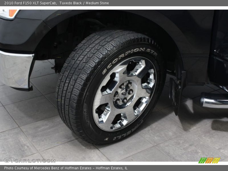 Tuxedo Black / Medium Stone 2010 Ford F150 XLT SuperCab