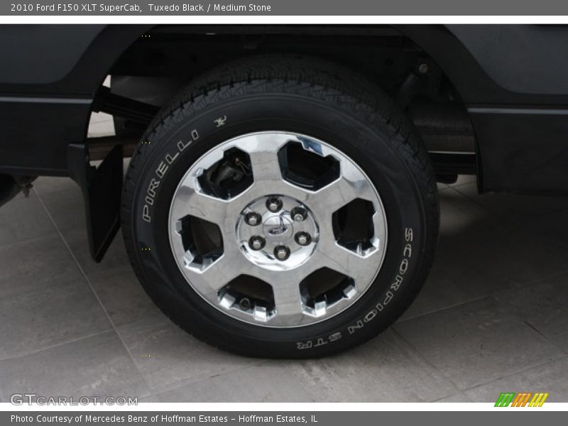 Tuxedo Black / Medium Stone 2010 Ford F150 XLT SuperCab