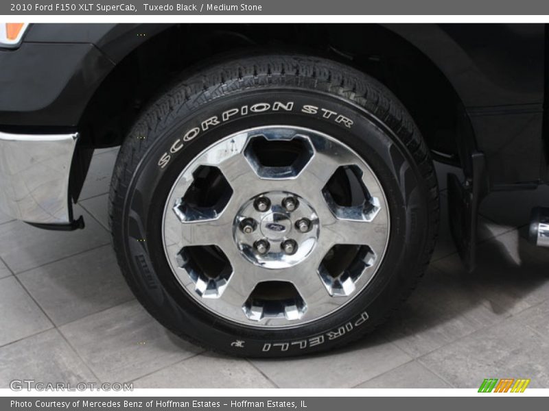 Tuxedo Black / Medium Stone 2010 Ford F150 XLT SuperCab